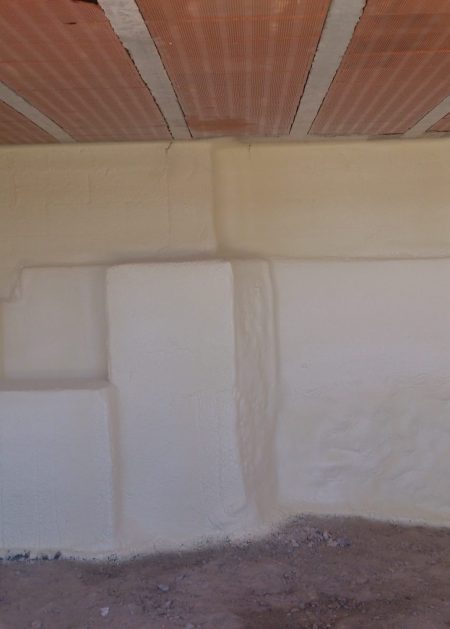 pared blanca Aislamientos Ayara
